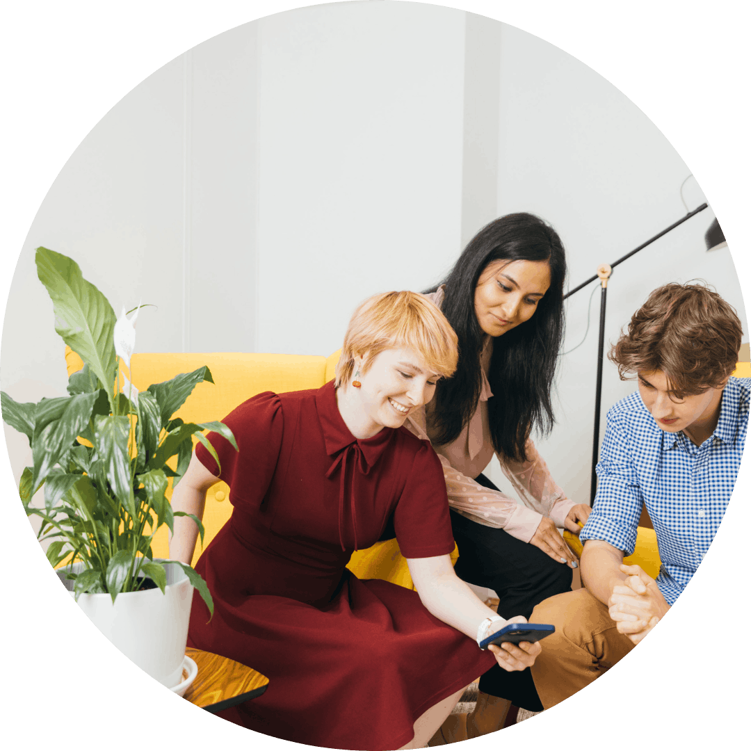 Tiffany and Binisha in Office