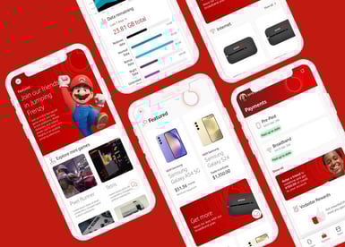 Vodafone Mobile app portfolio