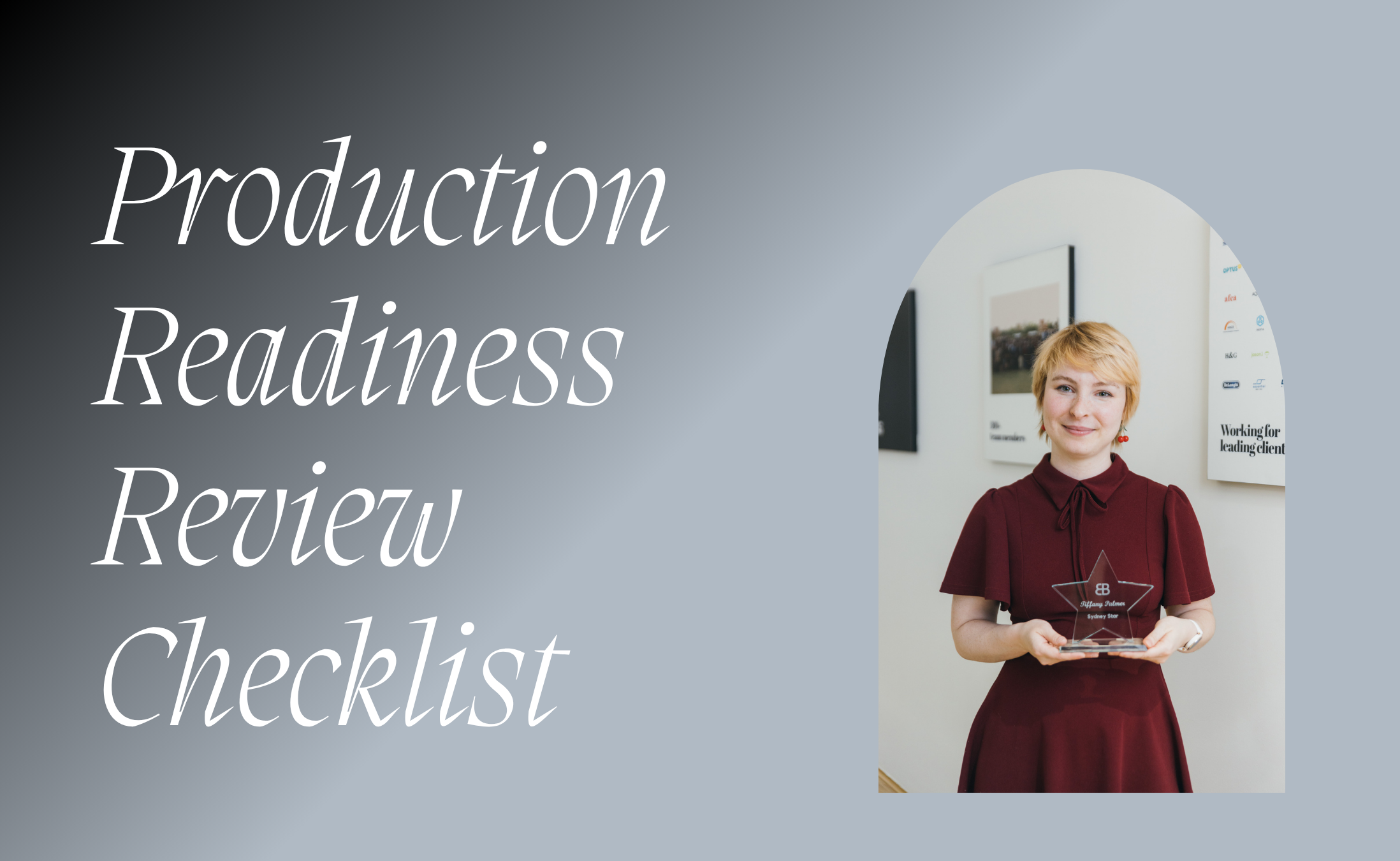 Production Review The Production Readiness Review Checklist