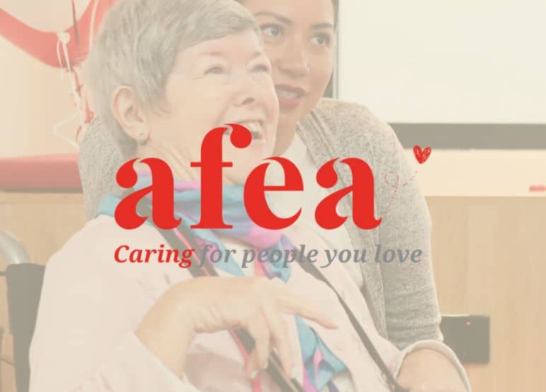 Afea Aged care website design