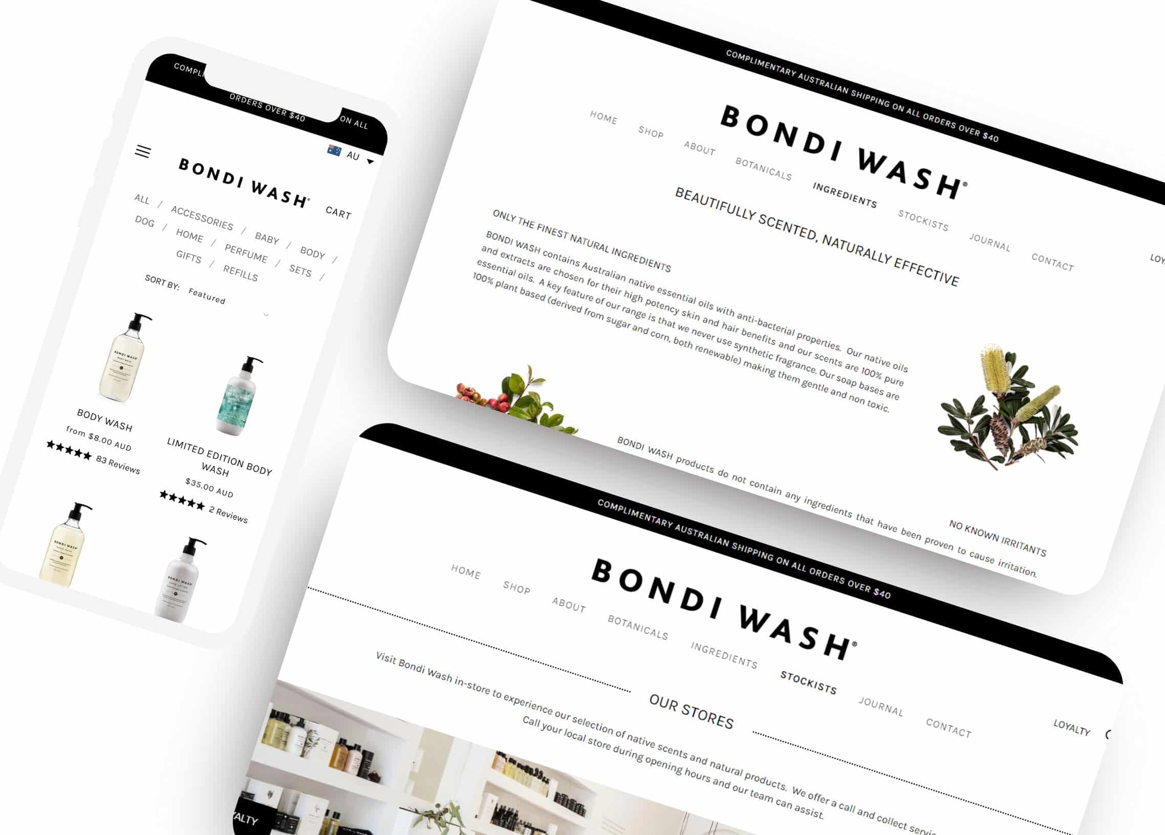 Bondi Wash: Crafting a Digital Path for Natural Products
