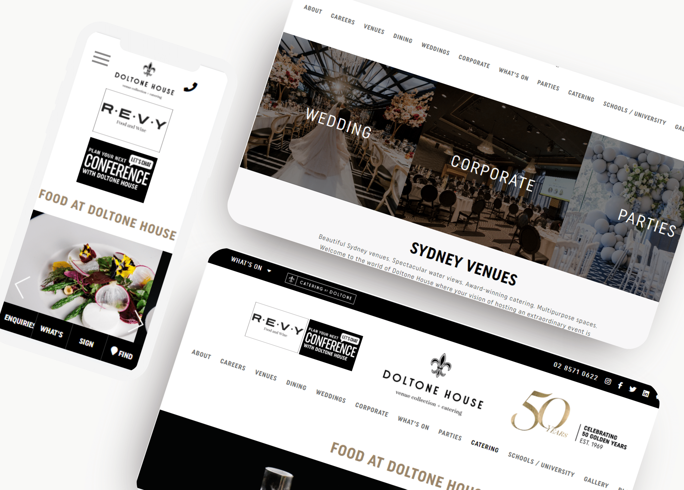 Transforming Doltone House'S Website: Elevating Design And User Experience With Eb Pearls