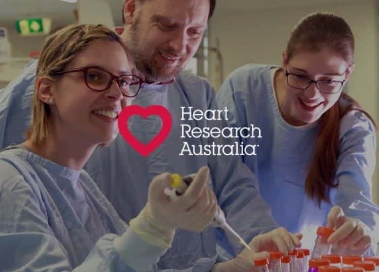 Heart Research Australia Wordpress WEb design