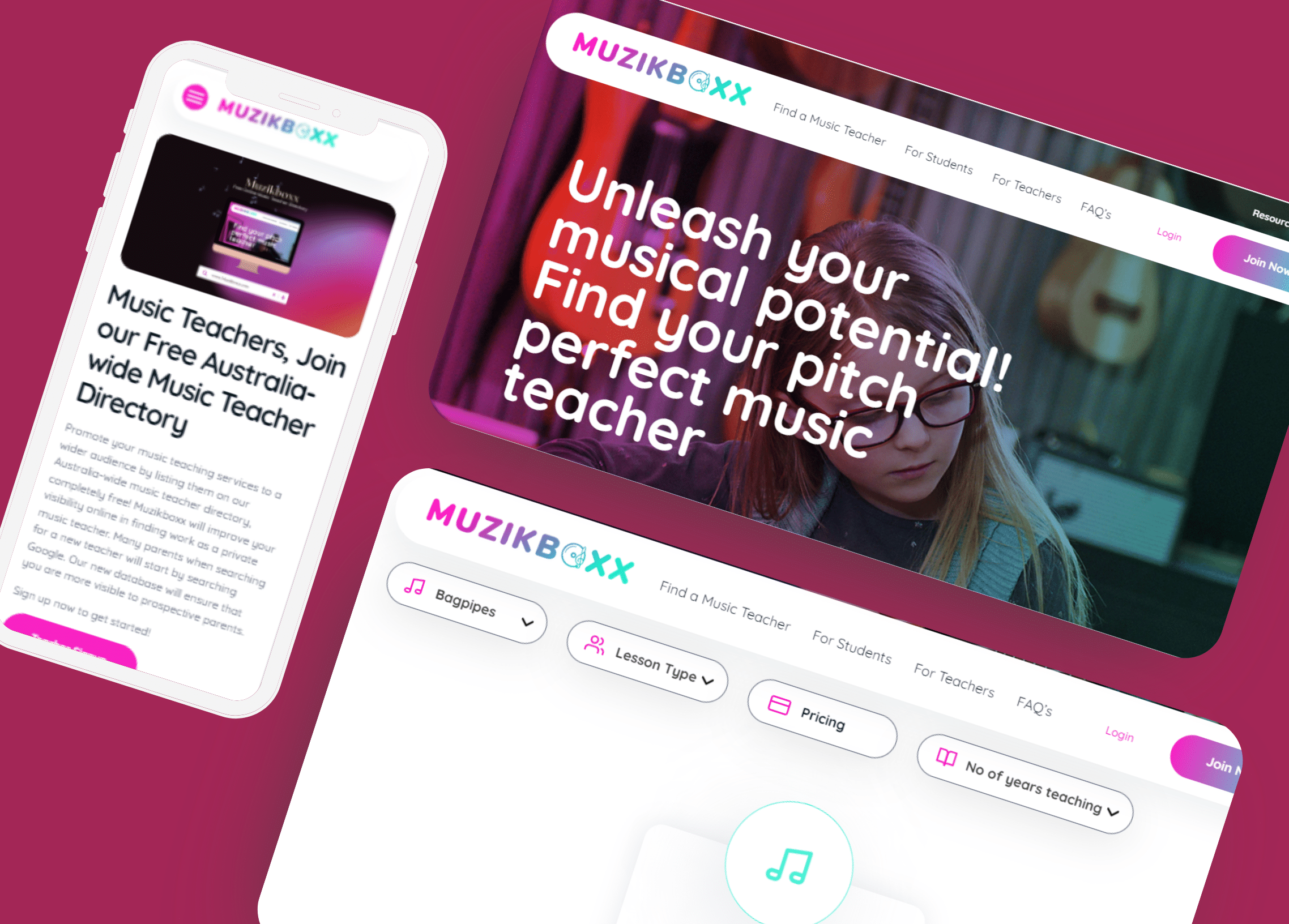 Muzikboxx: Connecting Music Teachers and Students Seamlessly