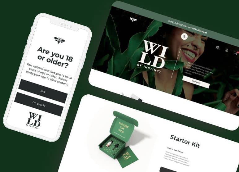 Wild by Instinct - Shopify Web designer
